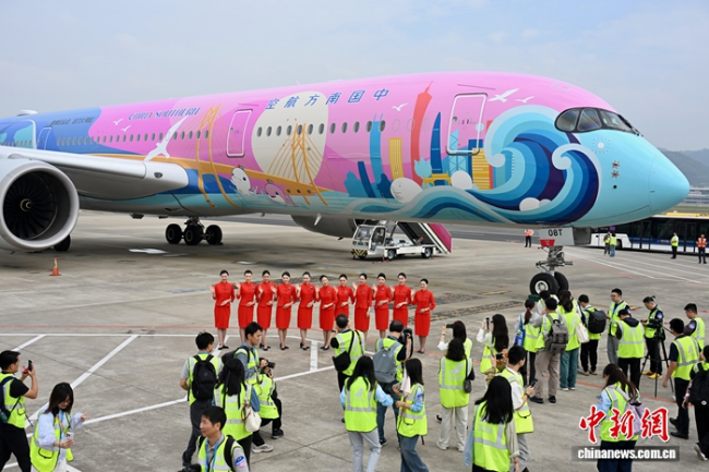 南方航空の第15回全運会テーマ特別塗装機「活力湾区号」